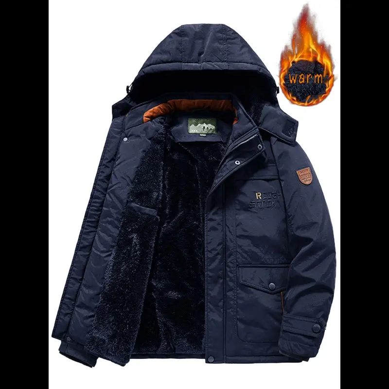 Dark Blue8186cotton-padded jacket