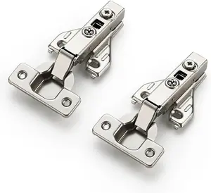 Ravinte Full Overlay Cabinet Door Hinges,105 Degree Adjustable Concealed Kitchen Cabinet Hinges Soft Close for Face Frame Cabinet