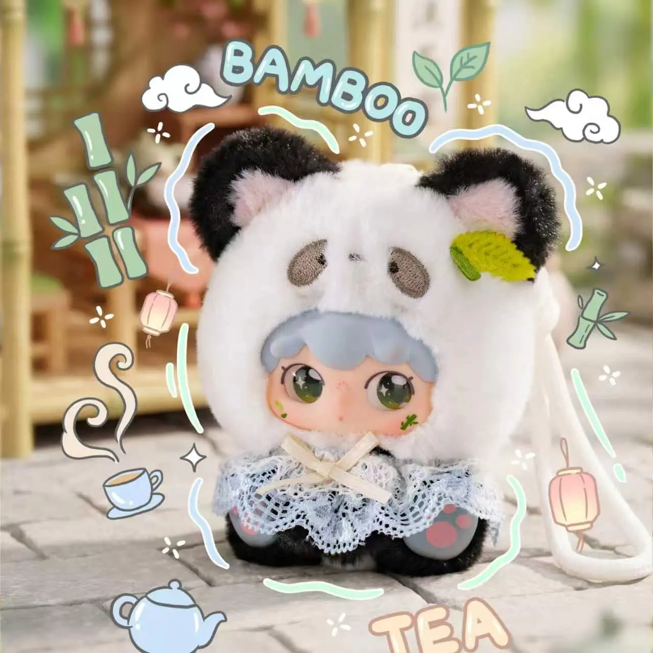 【OK】-- Kimipapa-Animal Sitting-in-a-Row Series Plush Bling Box