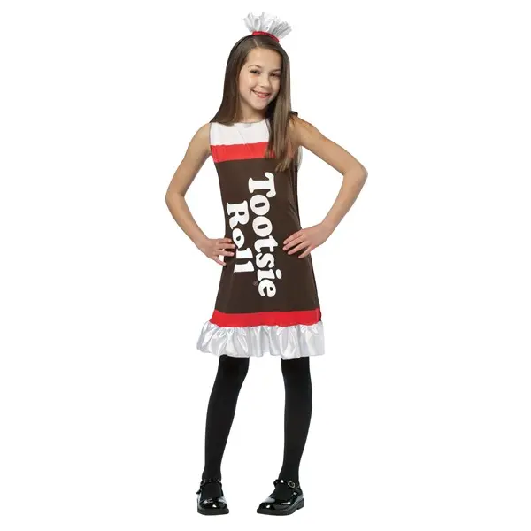 Girls Tootsie Roll Costume Dress