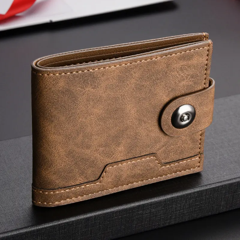 GOODBEE Men's Bifold Wallet Slim PU Leather - High Capacity Credit Card Organizer, Multiple Card Slots, Cash Currency Holder, Durable Minimalist Business Wallet for Everyday Use