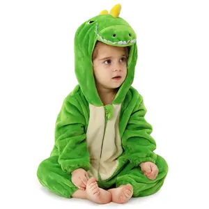 Kiditos Baby Animal Costume Unisex Toddler Onesie Warm Outfit Hooded Cute Romper Jumpsuit for Boys and Girls