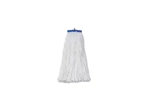 Cut-End Wet Mop Heads, Economical Lieflat Head, 20 oz, Rayon