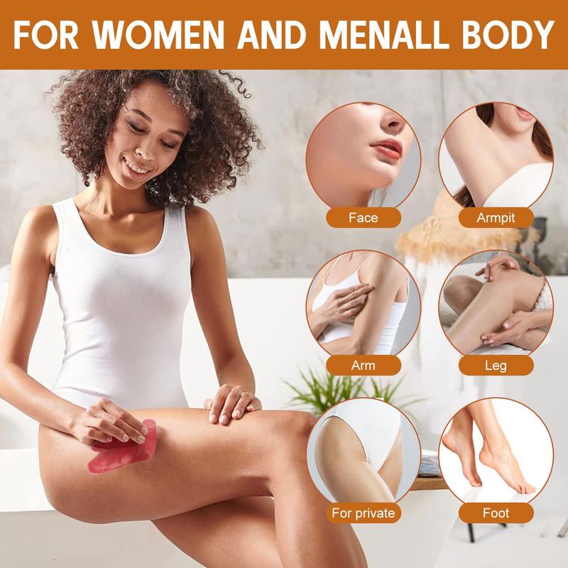 Waxkiss Lemon Burst Hair Removal Wax Kit 10.6oz/300g with 12 Strips & 2 Sticks for Face Eyebrow Body Legs Arms Bikini Back Sensitive Skin All Types