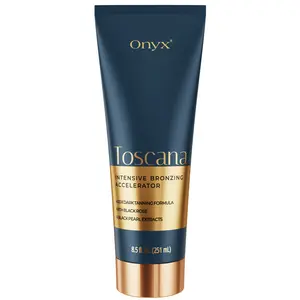 Onyx Toscana Bronzer & Accelerator Lotion for a Smooth, Radiant Tan | Indoor & Outdoor | 8.5 fl oz