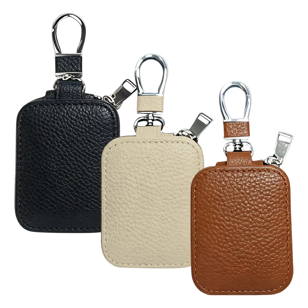Pack Of 3 Portable Zipper Earphone Storage Pouch with Carabiner, Protective Cover for Wired Wireless Earbuds,Multi-Functional Waist Bag Key Case