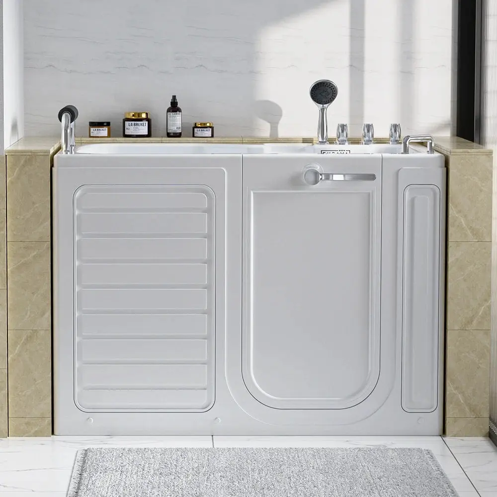 54" Alcove Soaking Walk-in Tub with Right Drain