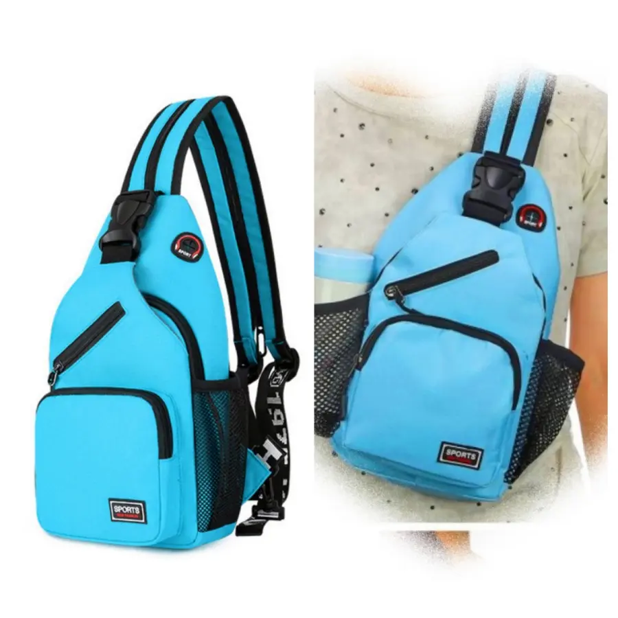 Convertible Sling Bag Crossbody Backpack - 13*7.1*4in Good for Women Men  Hiking Travel Cycling - Multifunctional Shoulder Bag Casual Packs with  Headphone Jack - TikTok Shop