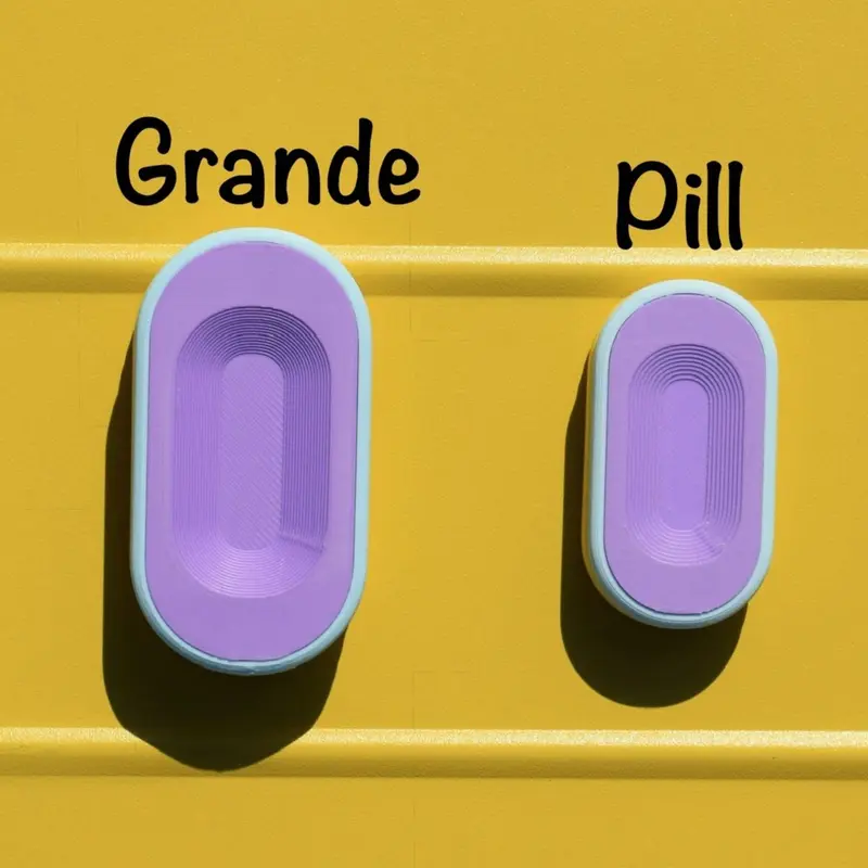 Grande Pill - Fidget Slider 3D Printed Customizable Stress Relief by MozzieMakes