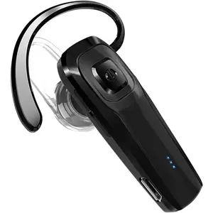 Bluetooth Headset, M26 Bluetooth Earpiece Handsfree V5.0 Wireless Headphone with Noise Cancelling and Microphone Compatible for Android iPhone Cell Phone Laptop - Black