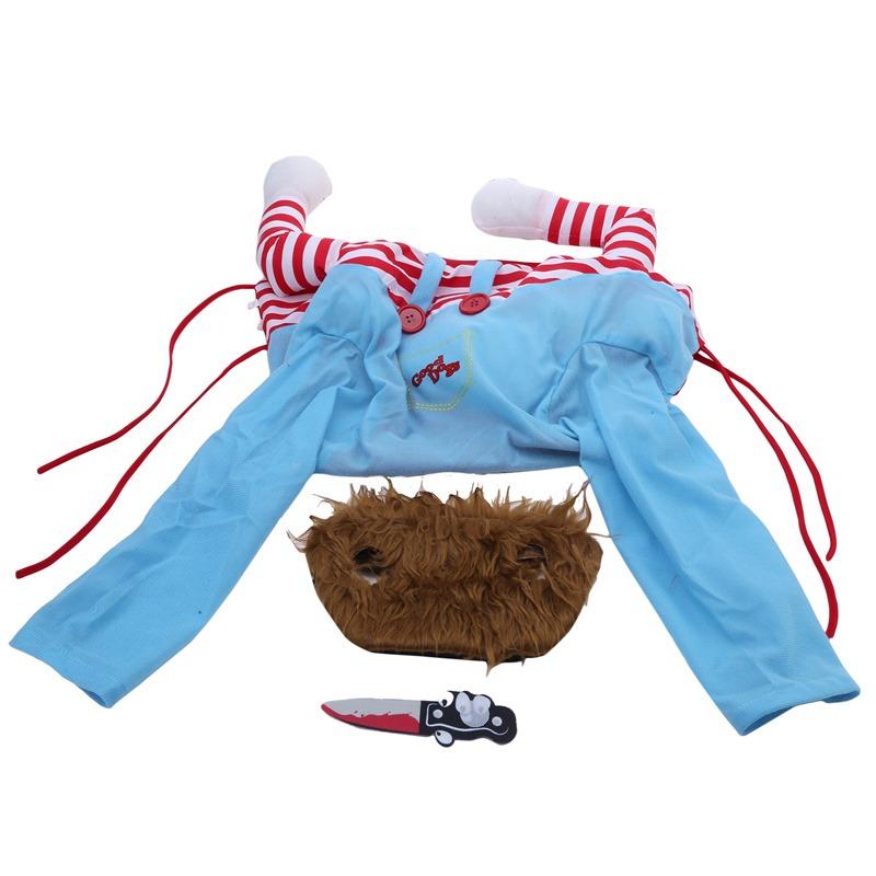 Funny Movie-Inspired Dog Costume Jumpsuit Comical Cosplay Outfit for Small Dogs