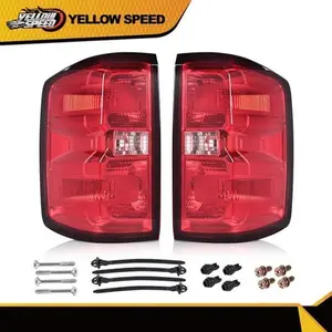 Rear Tail Lights Brake Lamps Fit For 2014-2014 2019 Silverado 1500 2500 3500