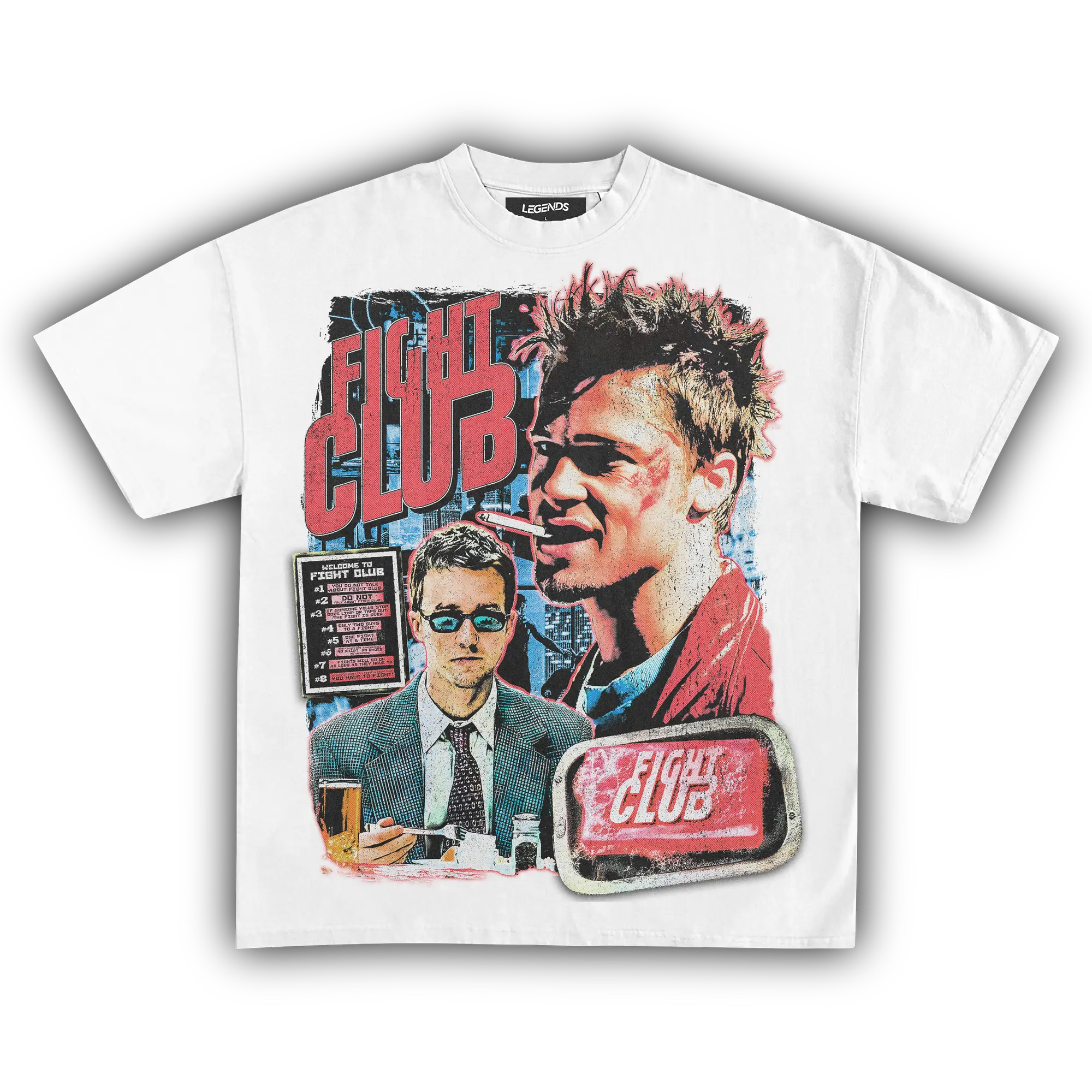 [Sale Up To 40%] FIGHT CLUB 1999 VINTAGE TEE SHIRT, GIFT FOR FAN, UNISEX SHIRT CREWNECK MADE IN USA