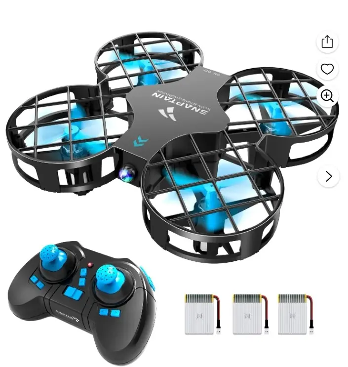 A-Sonic NT83694 Snaptain H823H Mini Drone for Kids, RC Pocket Quadcopter with Altitude Hold, Headless Mode, 3D Flip - Blue
