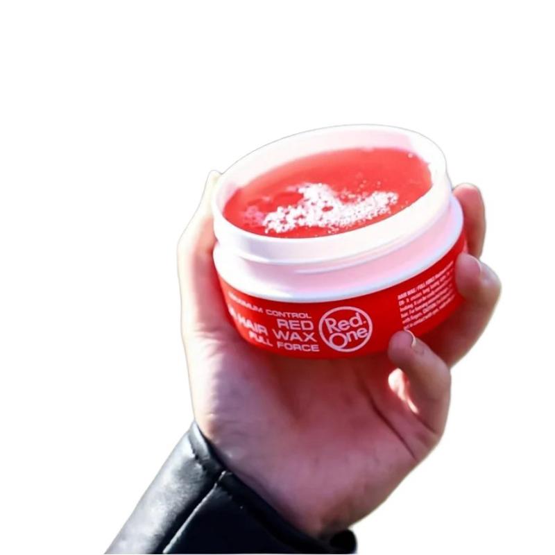 RedOne Aqua Hair Wax - Red Container - Haircare Product for Styling and Care - Gel Gentle Vitamins