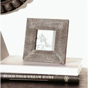 4 X 4 BLACK WOOD PHOTO FRAME