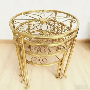 3 Iron Plant Stands, Outdoor Rust-Resistant Flower Pot Rack, Indoor & Outdoor Decorative Plant Holder Gift