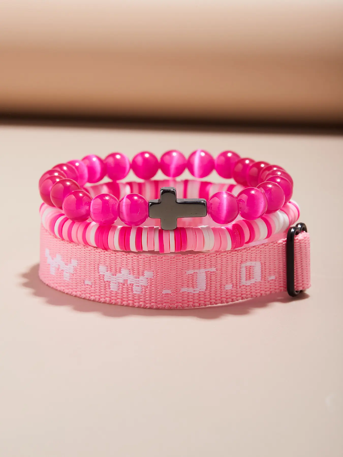 34 Rose Red Cat’s Eye Stone wwjd