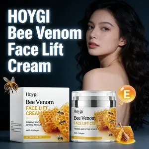HOYGI Bee Venom Face Lift Cream - Bee Venom & Collagen Instant Firming Anti-Wrinkle Hydrating Smooth Face Cream