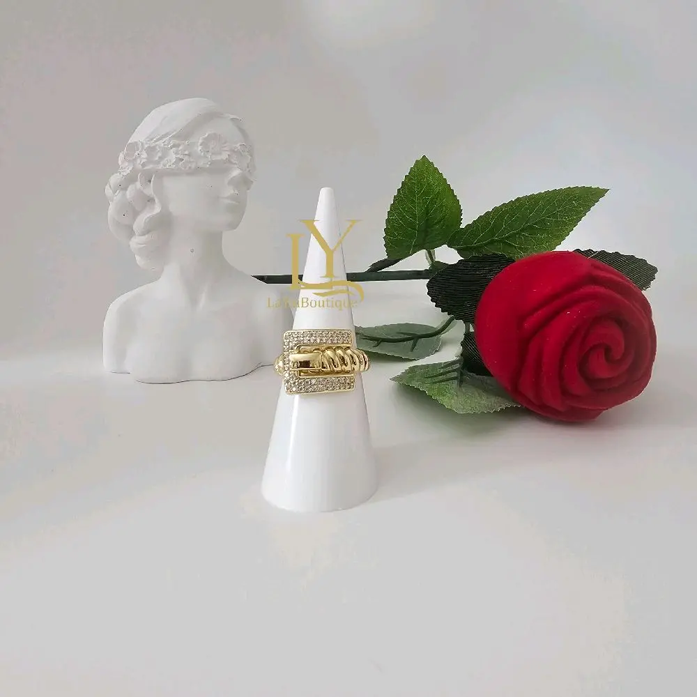 LaYaiBoutique #1801 high quality 14k gold plated ring