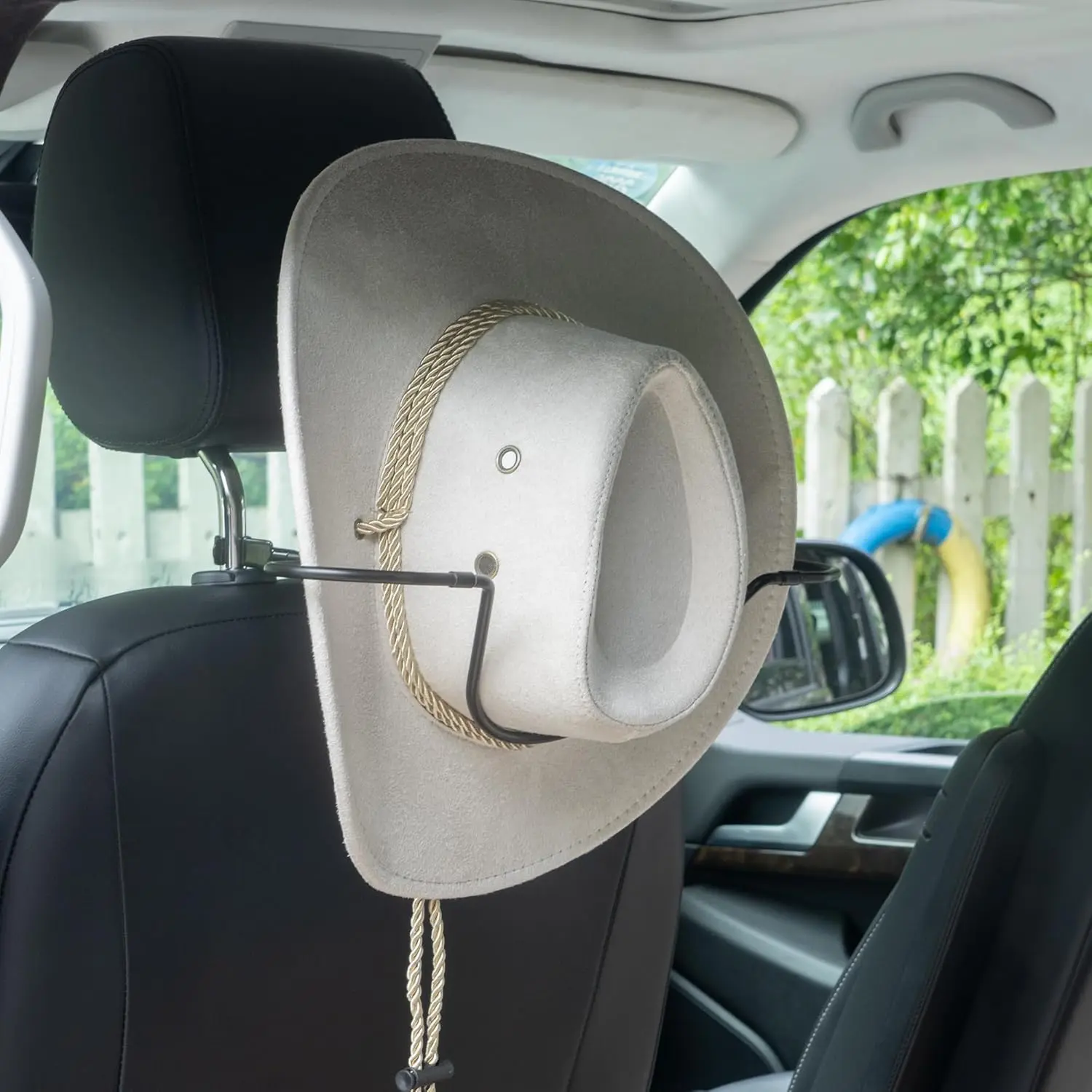 Cowboy Hat Holder for SUV and Car Maintain Hat Shape Truck Accessories Durable Folding Design Easy Installation
