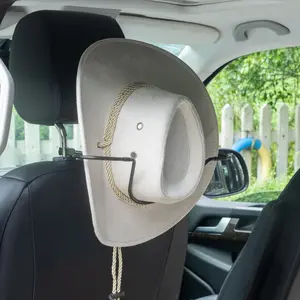 Cowboy Hat Holder for SUV and Car Maintain Hat Shape Truck Accessories Durable Folding Design Easy Installation