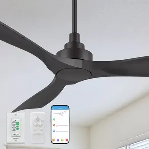 Kilk Ⅱ 52 inch Smart Ceiling Fan with Remote 10-Speed No Light