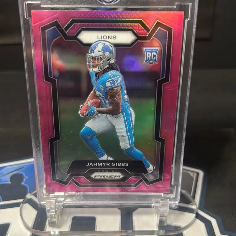 2023 Panini Prizm - Rookies Jahmyr Gibbs #331 Pink Prizm (RC)