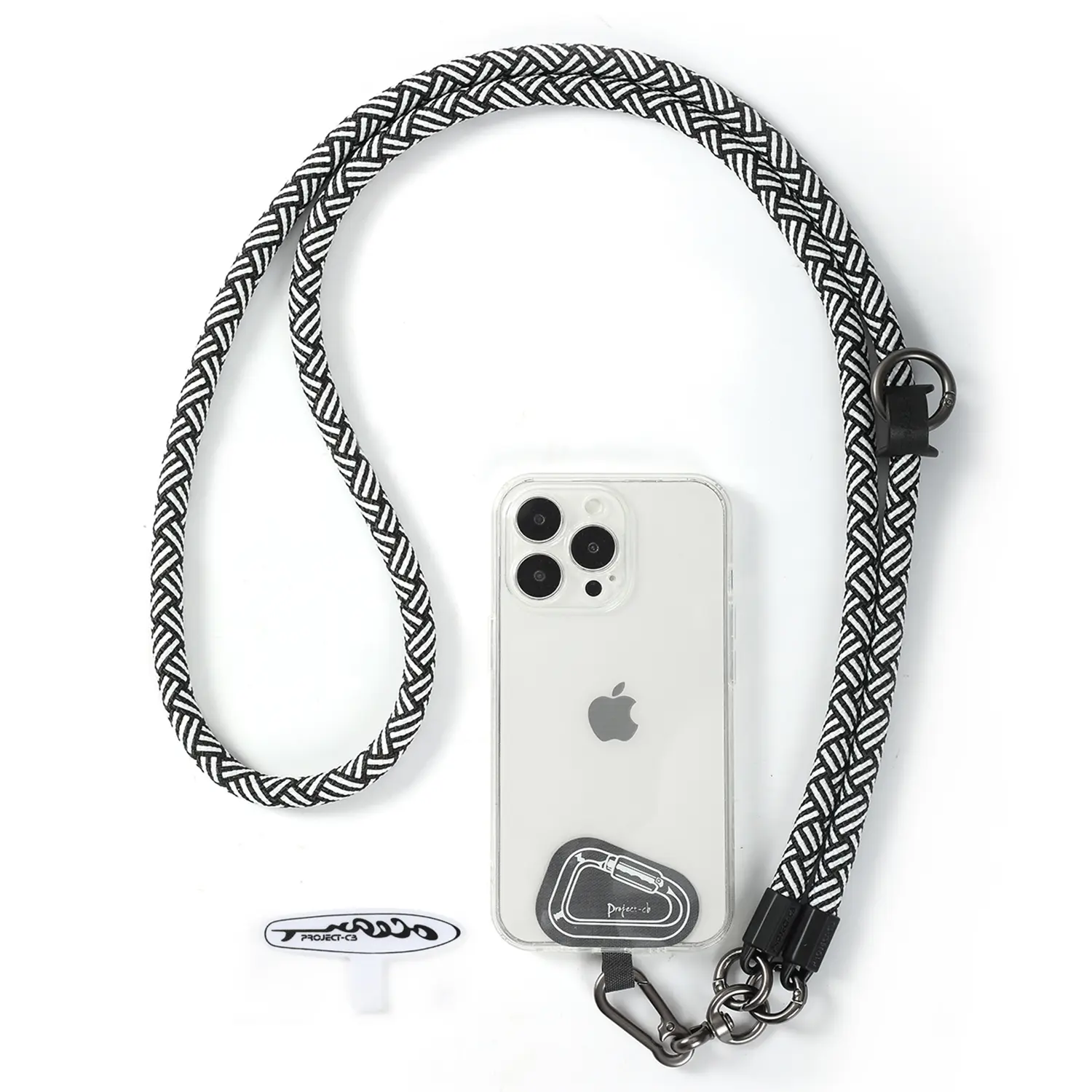 Project-cb Cell Phone Lanyard ×1, Tether Tab ×2, Universal Adjustable Phone Strap, Crossbody, Neck Phone Lanyard, Rope Strap