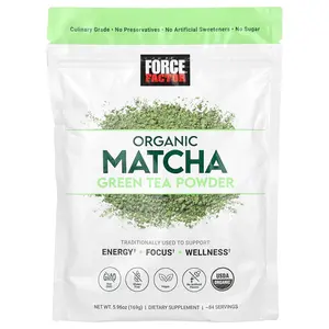 Force Factor Organic Matcha Green Tea Powder, 5.96 oz (169 g)