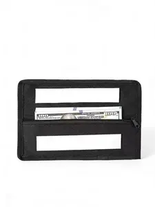 Creative Invisible Wallet Zipper Adhesive Cash or Valuable Items Storage Bag, Hidden Pocket Organizer for Travel and Daily Use