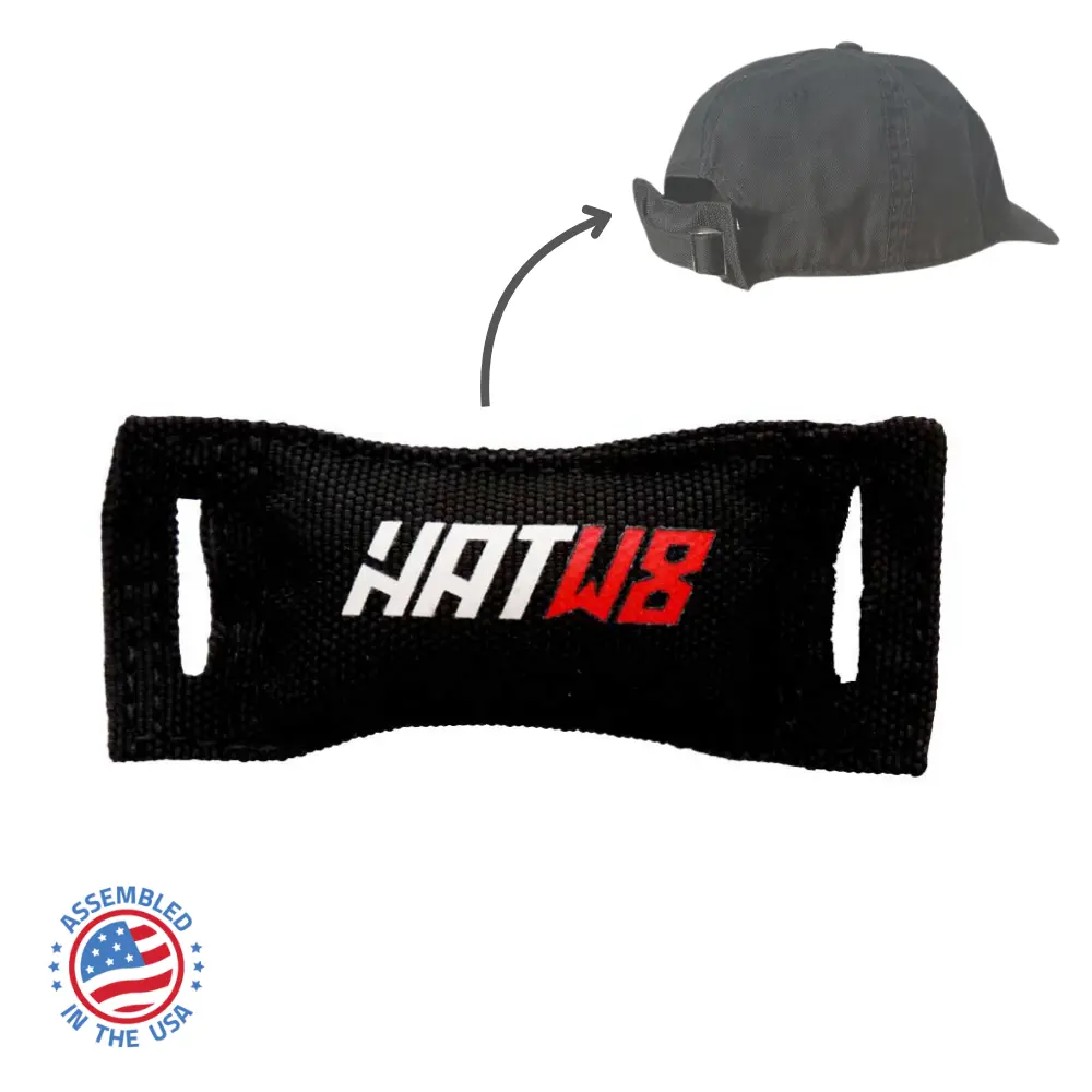 HatW8 - Keep Your Hat Secure During Hiking, Fishing, Climbing, & Windy City Days