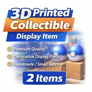x2 - 3D Printed Poke Ball Inspired Collectible – Display & Decor