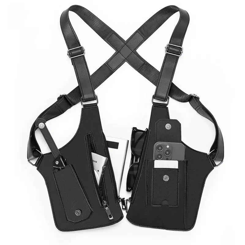 Adjustable Underarm Shoulder Bag for Men and Women- Anti-theft Hidden Storage for Cell Phones and Other Hunting and Outdoor Gear, Premium Leather，Christmas first choice， best holiday gift