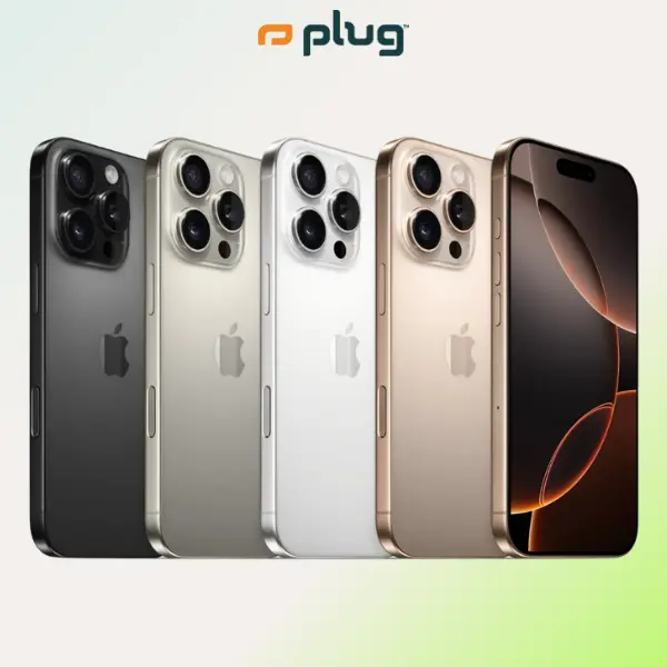 Refurbished iPhone 16 Pro Max (Unlocked) - Excellent Condition with 1-Year Warranty by Plug