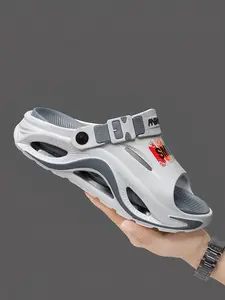Men's Outdoor Two-In-One Sandals, Height-Boosting Thick Sole, Breathable Anti-Slip Soft Bottom, Suitable for All Seasons, Versatile Shoes