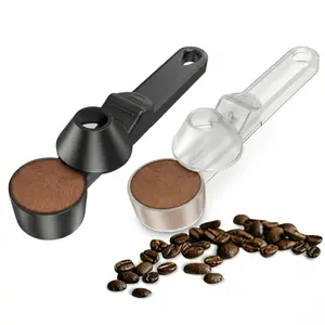Mess-Free Coffee Scoop & Funnel | Spill-Proof 2 TBSP Spoon for Reusable K-Cups, Protein & Tea Measure