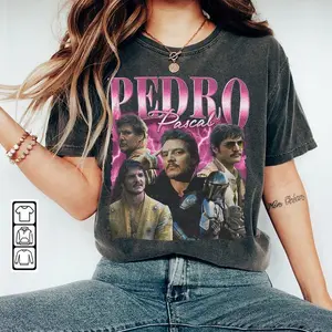Actor Pedro Pascal Movie Shirt, Pedro Pascal Narcos tshirt, Pedro Pascal Vintage Unisex Gift Bootleg