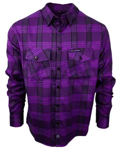 The "Raven 2.0" Purple Flannel (Hidden Snap Collars) The "Raven 2.0" Purple Flannel (Hidden Snap Collars)