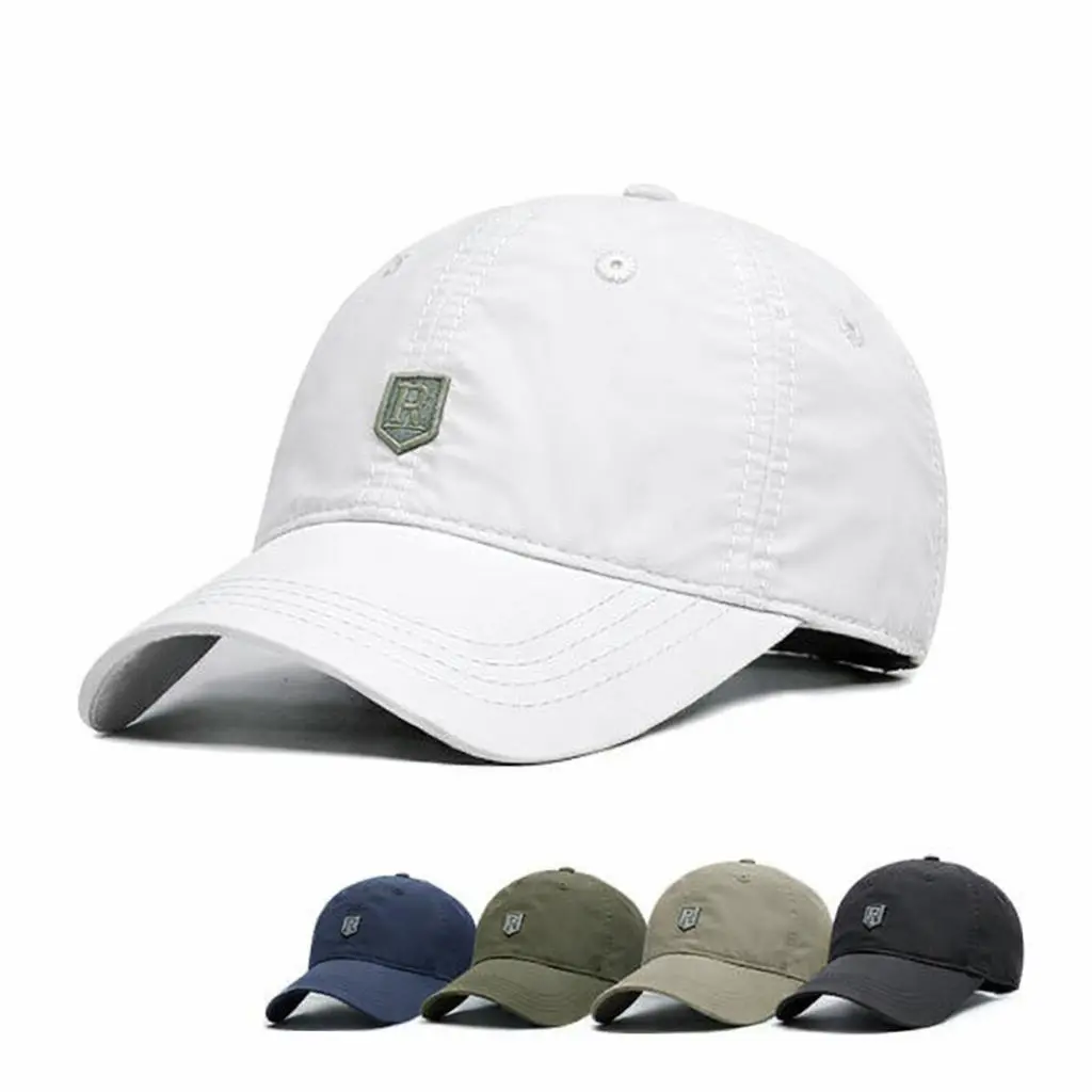 2-Pack Sunshade Hats for Men| Summer Thin Breathable Design, Quick-Drying Fabric, Casual Outdoor Baseball Cap & Duckbill Hat for Sports, Hiking and Daily Wear