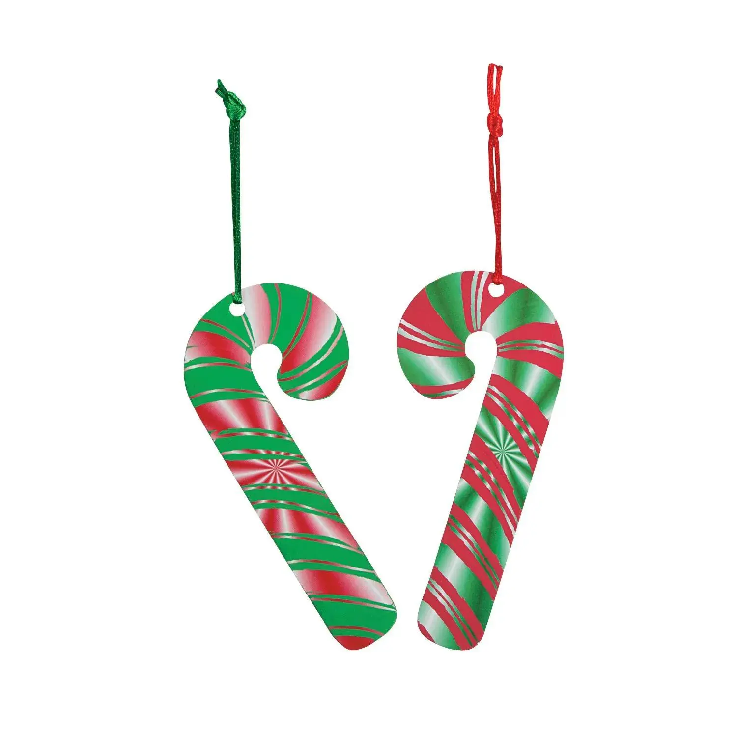 Magic Color Scratch Candy Cane Ornaments - 24 Pc.