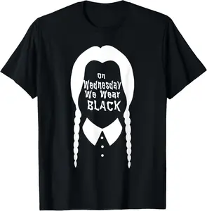100%cotton On Wednesdays We Wear Black T-Shirt