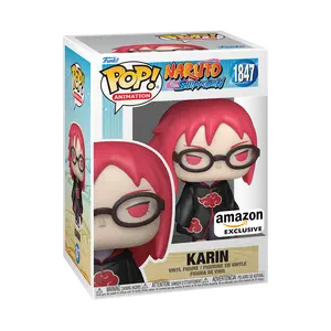 Funko Pop! Naruto: Shippuden - Karin (Akatsuki Cloak) #1847 Exclusive (Sticker may vary) Collectible Pop Vinyl Figure