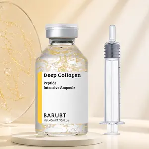Peptide Collagen Ampoule Essence, Multi-Peptide Nourishing Formula Serum for Deep Hydration, Moisture Lock, Brightening, Skin Firming, Smooth Elastic Radiant Complexion, with Moisturizer, Hydrating, Skin Repair Benefits
