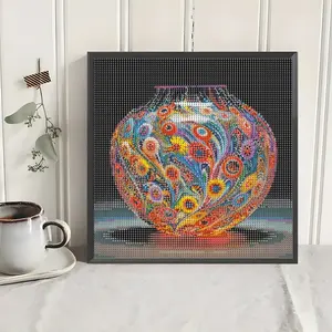 1pc 30x30cm 5D Diamond Painting Kit, Frameless Full Round Diamonds, DIY Home Decor, Art Embroidery Set, Handmade Craft Supplies
