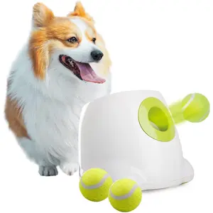 AFP Automatic B Launcher  Dogs Interactive Puppy Pet B Indoor Thrower Fetch Machine, 3 Bs Included (2 inch)  Sm to Medium Dogs