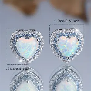 Pair of Luxurious and Elegant Men'S Love Fashionable Versatile Earrings Valentine'S Day Gift