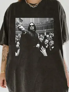 90s Vintage Rich Severus Snape Funny Graphic T-Shirt, Retro Inspired Menswear Womenswear Tee, Casual Short-Sleeve Top, Classic Wizarding World Style Apparel