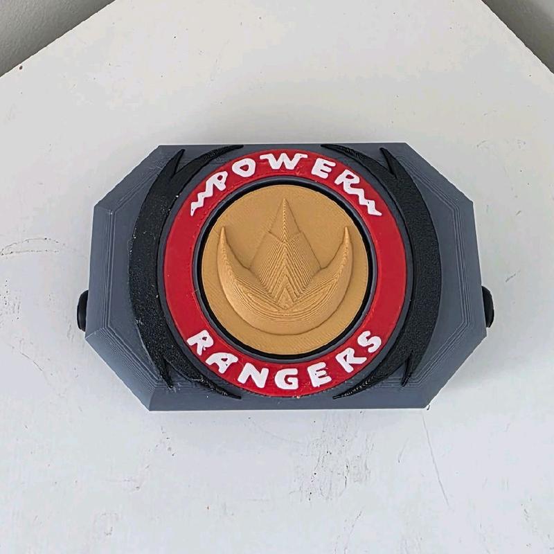 Power Rangers 3D Printed Morpher with Interchangeable Coins Collectible Display Collectible Figure