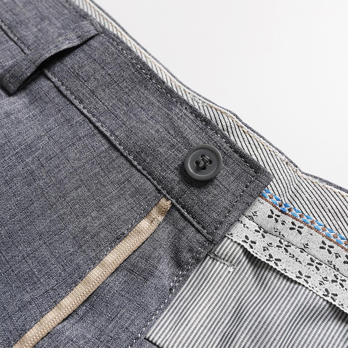 2-pack men’s casual pants, solid color, suitable for office and everyday wear; men’s dress pants, men’s long pants, men’s trousers, business pants